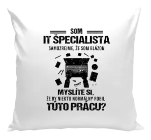 Vankúš Samozrejme, že som blázon - IT špecialista