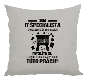 Vankúš Samozrejme, že som blázon - IT špecialista