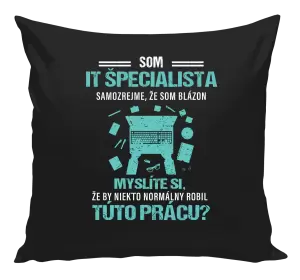 Vankúš Samozrejme, že som blázon - IT špecialista