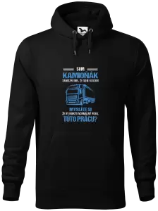 Pánska mikina Samozrejme, že som blázon - kamioňák