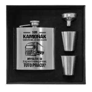 Ploskačka v krabičke Samozrejme, že som blázon - kamioňák