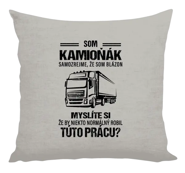 Vankúš Samozrejme, že som blázon - kamioňák