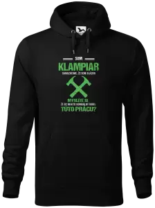 Pánska mikina Samozrejme, že som blázon - klampiar