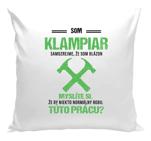 Vankúš Samozrejme, že som blázon - klampiar