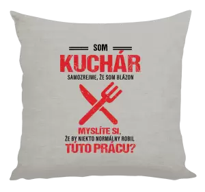 Vankúš Samozrejme, že som blázon - kuchár