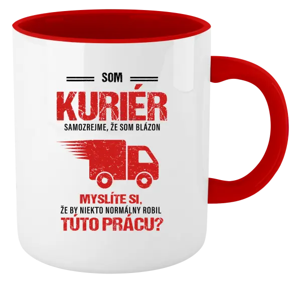 Hrnček  Samozrejme, že som blázon - kuriér