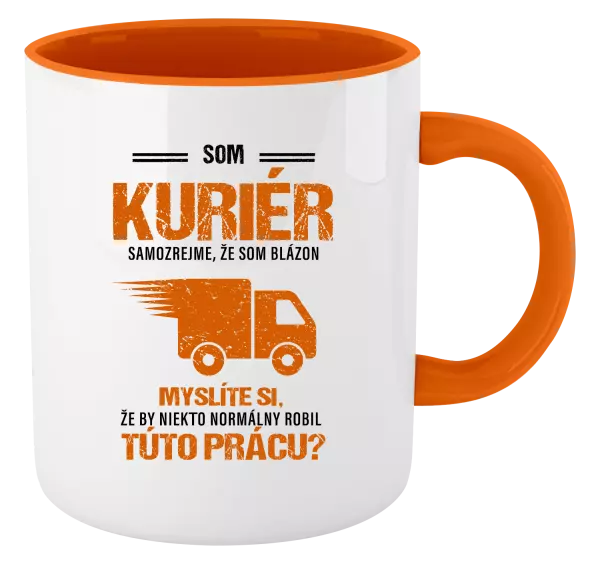 Hrnček  Samozrejme, že som blázon - kuriér