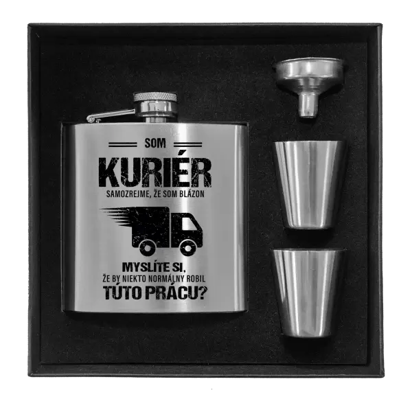 Ploskačka v krabičke Samozrejme, že som blázon - kuriér