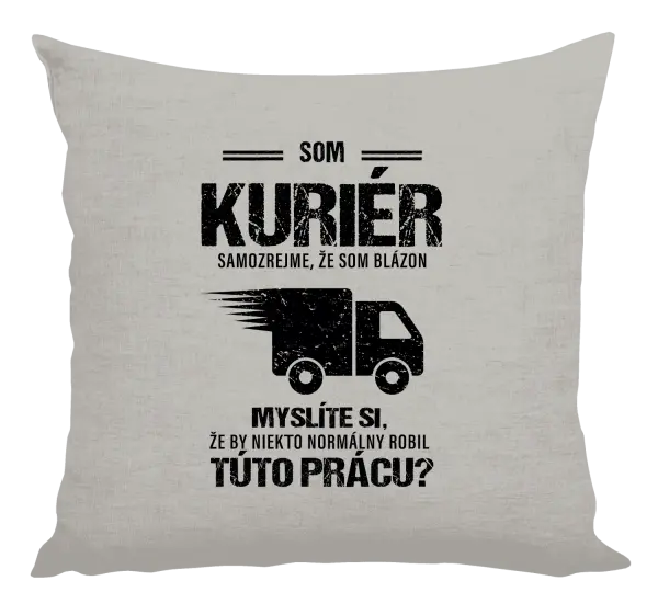 Vankúš Samozrejme, že som blázon - kuriér