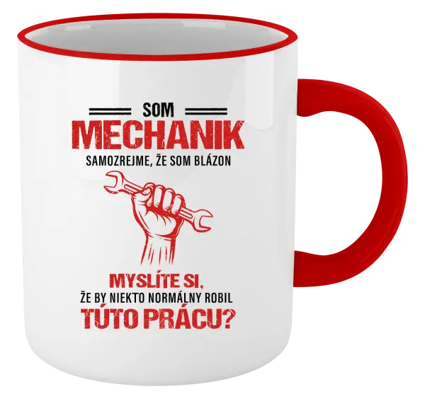 Hrnček Samozrejme, že som blázon - mechanik