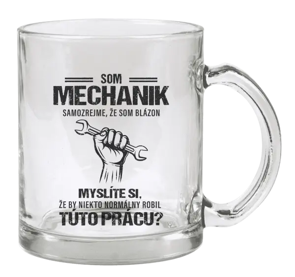 Hrnček Samozrejme, že som blázon - mechanik