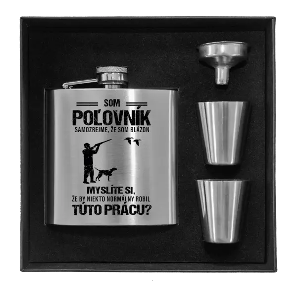 Ploskačka v krabičke Samozrejme, že som blázon - poľovník