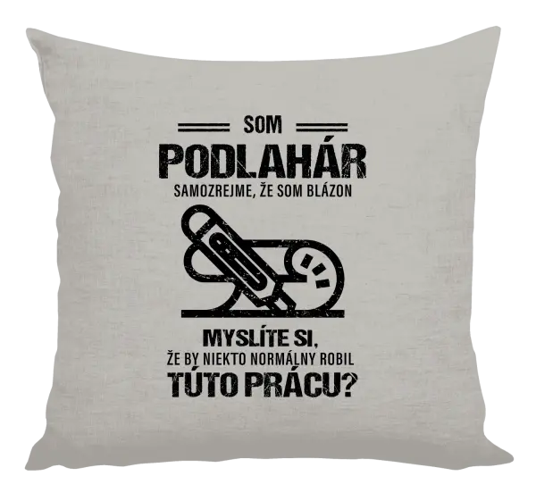 Vankúš Samozrejme, že som blázon - podlahár