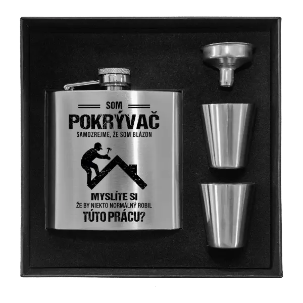 Ploskačka v krabičke Samozrejme, že som blázon - pokrývač