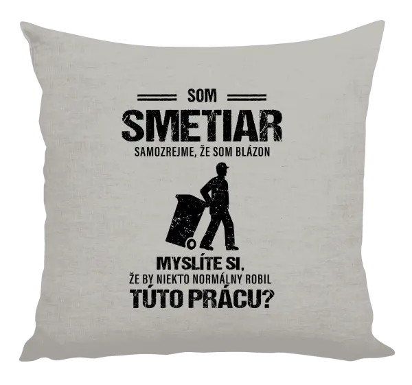 Vankúš Samozrejme, že som blázon - smetiar