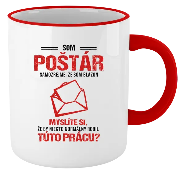 Hrnček Samozrejme, že som blázon - poštár