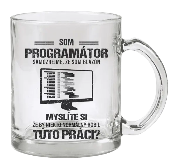 Hrnček Samozrejme, že som blázon - programátor