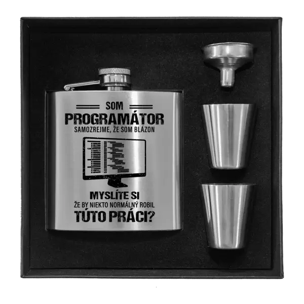Ploskačka v krabičke Samozrejme, že som blázon - programátor