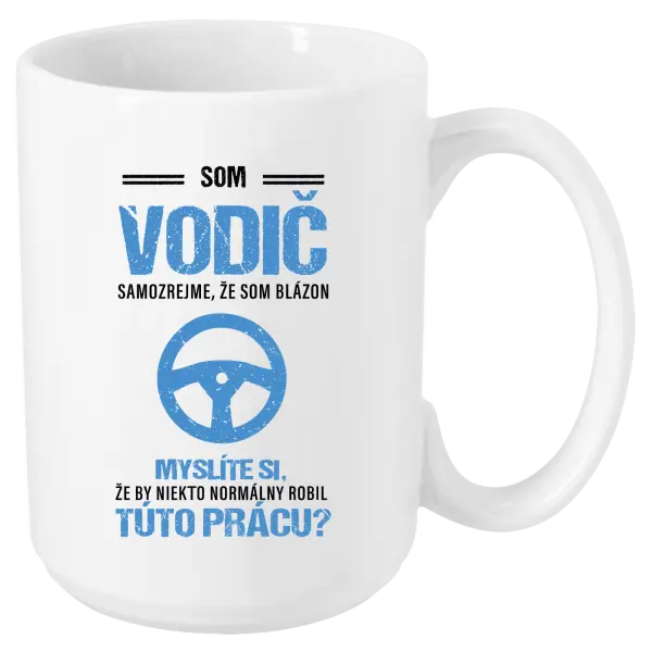 Hrnček Samozrejme, že som blázon - vodič