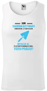 Pánske tielko Samozrejme, že som blázon - sadrokartonár