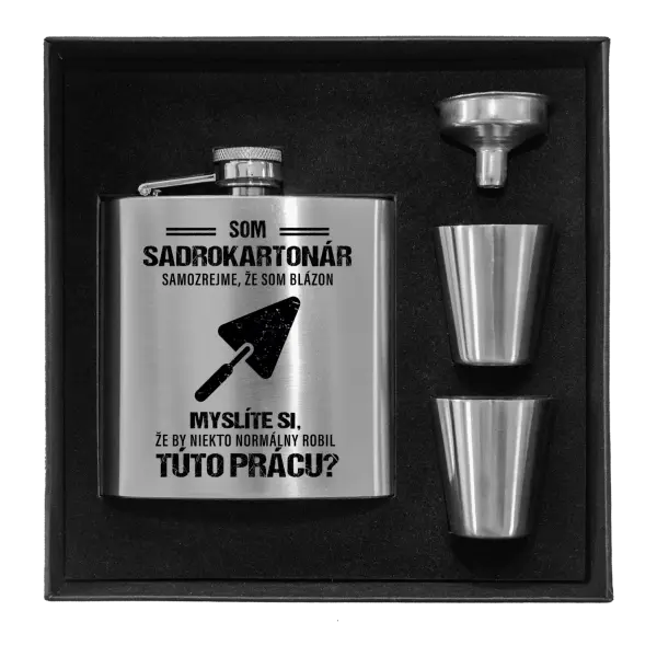 Ploskačka v krabičke Samozrejme, že som blázon - sadrokartonár