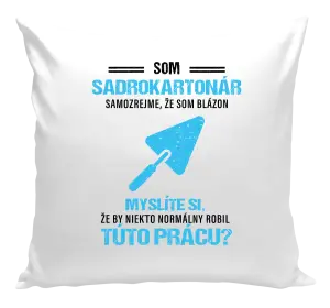 Vankúš Samozrejme, že som blázon - sadrokartonár