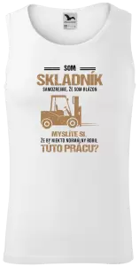 Pánske tielko Samozrejme, že som blázon - skladník