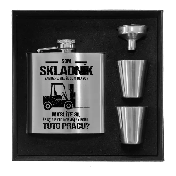 Ploskačka v krabičke Samozrejme, že som blázon - skladník