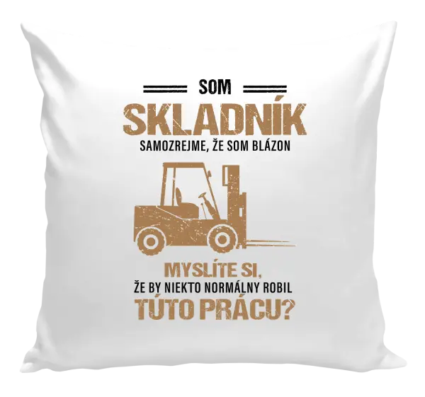 Vankúš Samozrejme, že som blázon - skladník