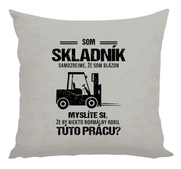 Vankúš Samozrejme, že som blázon - skladník
