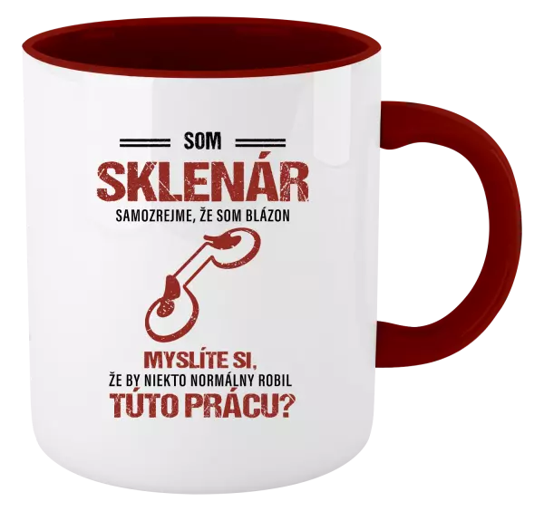 Hrnček  Samozrejme, že som blázon - sklenár