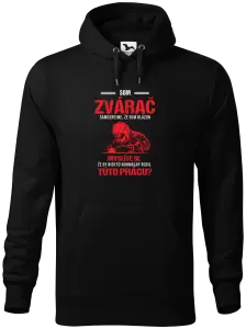 Pánska mikina Samozrejme, že som blázon - zvárač