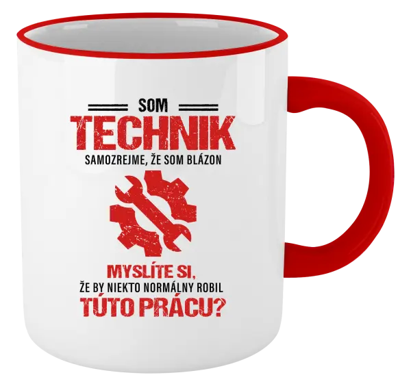 Hrnček Samozrejme, že som blázon - technik