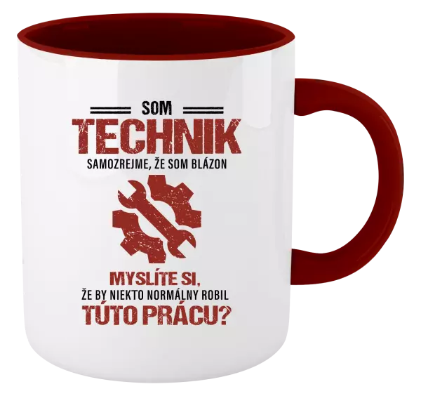 Hrnček  Samozrejme, že som blázon - technik