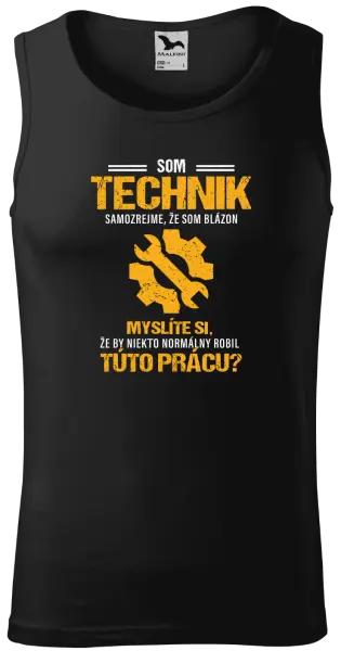 Pánske tielko Samozrejme, že som blázon - technik