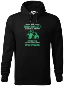 Pánska mikina Samozrejme, že som blázon - traktorista