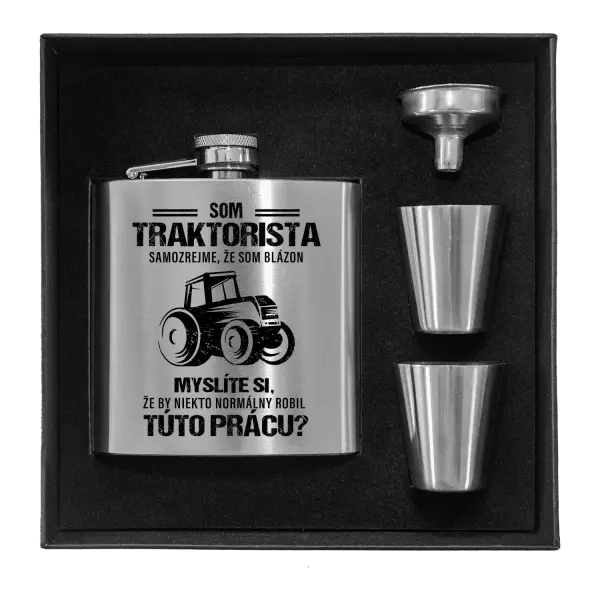 Ploskačka v krabičke Samozrejme, že som blázon - traktorista