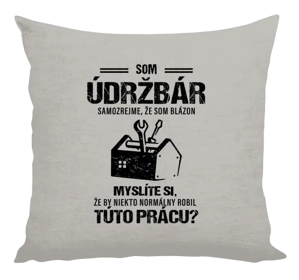 Vankúš Samozrejme, že som blázon - údržbár