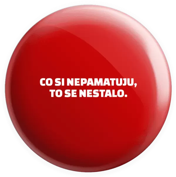 Placka Co si nepamatuju, to se nestalo