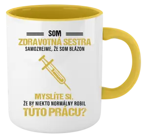 Hrnek 330 ml - barevný vnitřek a ucho 