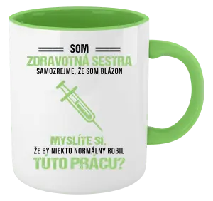 Hrnek 330 ml - barevný vnitřek a ucho 