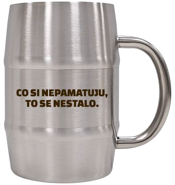 Nerezový chladicí půllitr Co si nepamatuju, to se nestalo