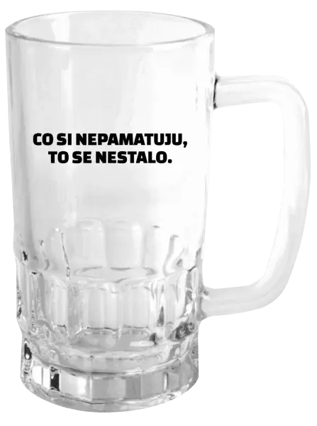 Půllitr Co si nepamatuju, to se nestalo