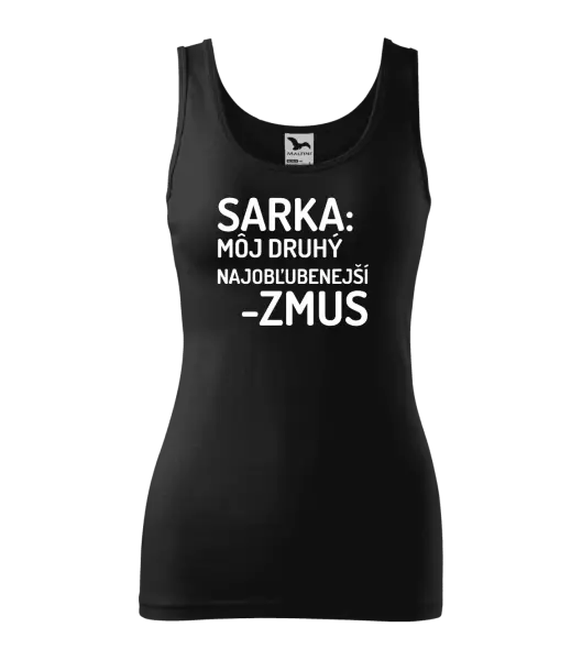 Dámske tielko Sarka- môj druhý najobľubenejší -zmus