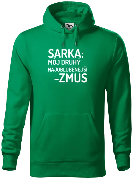 Pánska mikina Sarka- môj druhý najobľubenejší -zmus