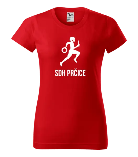 Dámske tričko SDH s vlastným názvom oddiela 