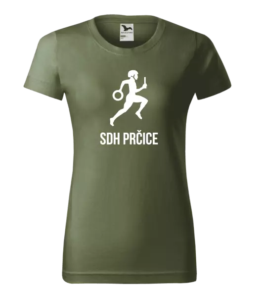 Dámske tričko SDH s vlastným názvom oddiela 