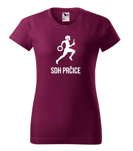 Dámske tričko SDH s vlastným názvom oddiela 