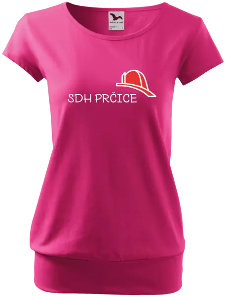Dámske tričko SDH s vlastným názvom zboru