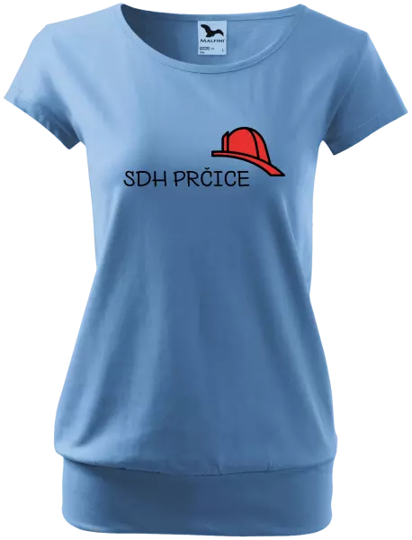 Dámske tričko SDH s vlastným názvom zboru
